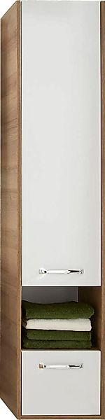 Saphir Hochschrank "Quickset 362 Badschrank, 35 cm breit, 1 Tür, Nische, 1 günstig online kaufen