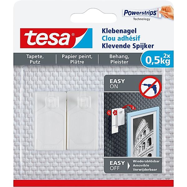 tesa Klebehaken tesa 77772 Klebenagel Weiß günstig online kaufen