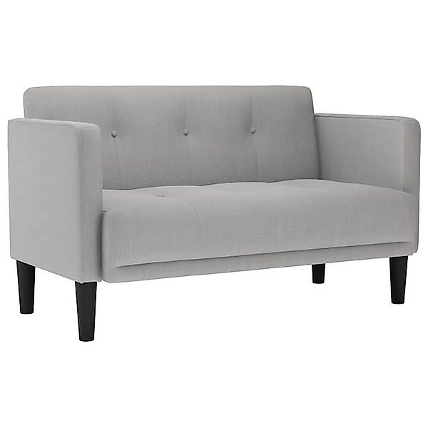 vidaXL Sofa Zweisitzer-Sofa Wolkengrau 111 cm Stoff günstig online kaufen