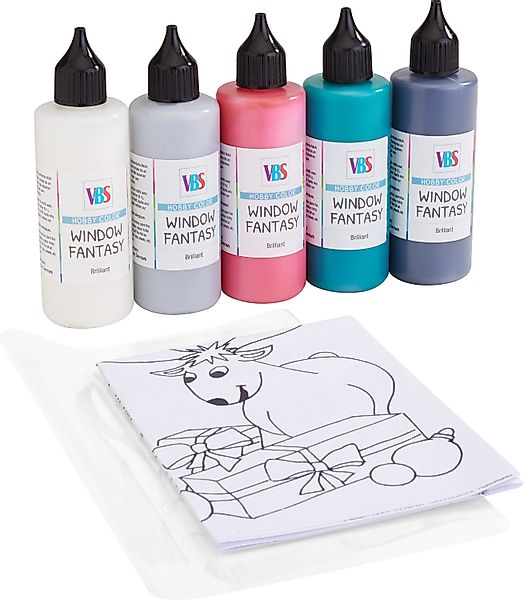 VBS Fenstersticker Window Color -Set, Weihnachten günstig online kaufen