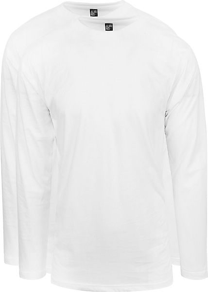 Alan Red T-Shirt Virginia Weiß Longsleeve 2-pack - Größe M günstig online kaufen