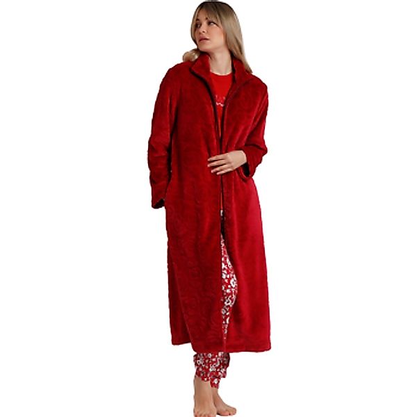 Admas  Pyjamas/ Nachthemden Lange Hausjacke Rosas Jacquard günstig online kaufen