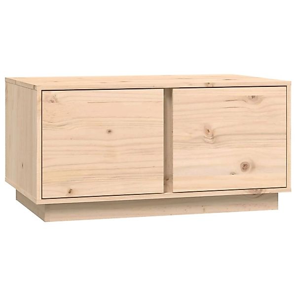 vidaXL Couchtisch 80x50x40 cm Massivholz Kiefer Modell 1 günstig online kaufen