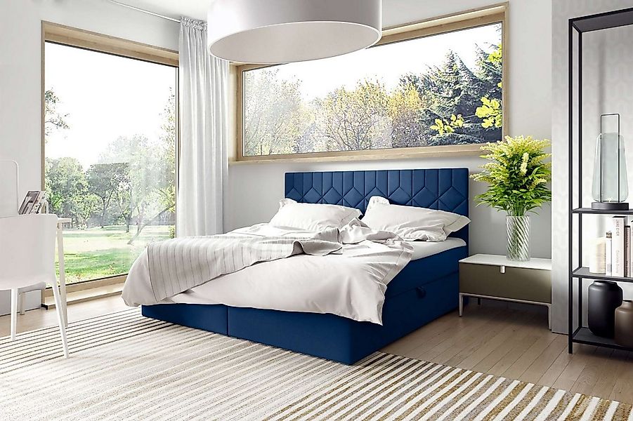99rooms Boxspringbett Lucia (Schlafzimmerbett, Bett), 120/140/160/180/200x2 günstig online kaufen