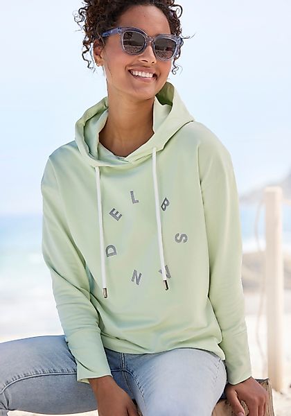 Elbsand Kapuzensweatshirt Darisa mit Logodruck vorne, günstig online kaufen