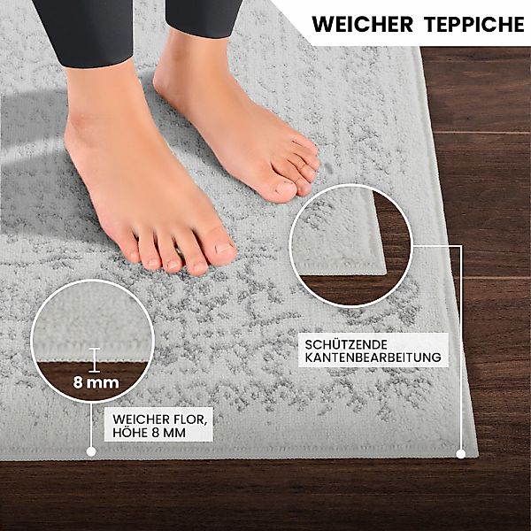 Livabliss Teppich "OTTAWA" rechteckig 9 mm Höhe Vintage Orientteppich, Kurz günstig online kaufen