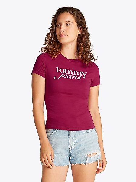 Tommy Jeans Curve Rundhalsshirt "Shirt TJW SLIM ESSENTIAL", in Großen Größe günstig online kaufen