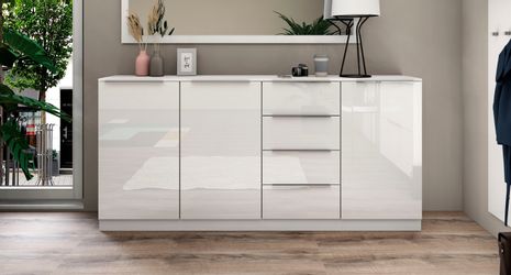borchardt Möbel Highboard "Oliva" Breite ca. 200 cm günstig online kaufen