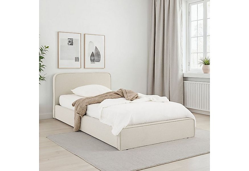 IDIMEX Polsterbett MARINI, Bett 90x200 cm mit Lattenrost Einzelbett mit Kop günstig online kaufen