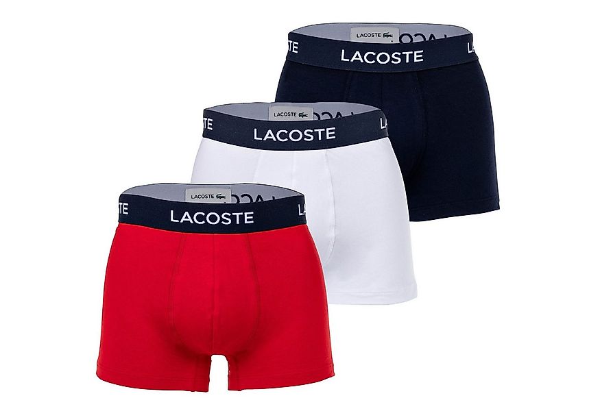 Lacoste Boxer Herren Boxershort 3er Pack Baumwolle (Packung, 3er Pack) günstig online kaufen