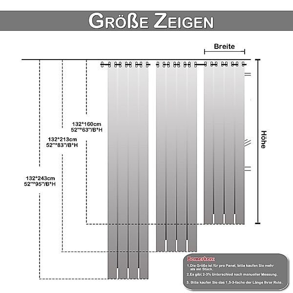 Rosnek Vorhang Doppellagig, Tüll, Schleife, ausgehöhlte günstig online kaufen