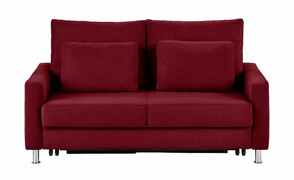 Schlafsofa Mikrofaser Fürth ¦ rot ¦ Maße (cm): B: 166 H: 90 T: 95.0 Polster günstig online kaufen