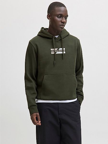 Jack & Jones Kapuzensweatshirt JJECORP GRAPHIC SWEAT HOOD NOOS mit Logo Pri günstig online kaufen