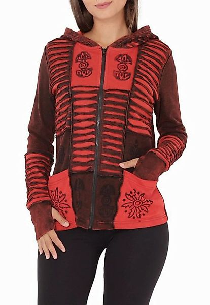 PUREWONDER Kurzjacke Patchwork-Jacke jk23 für Sommer und Übergangszeit günstig online kaufen