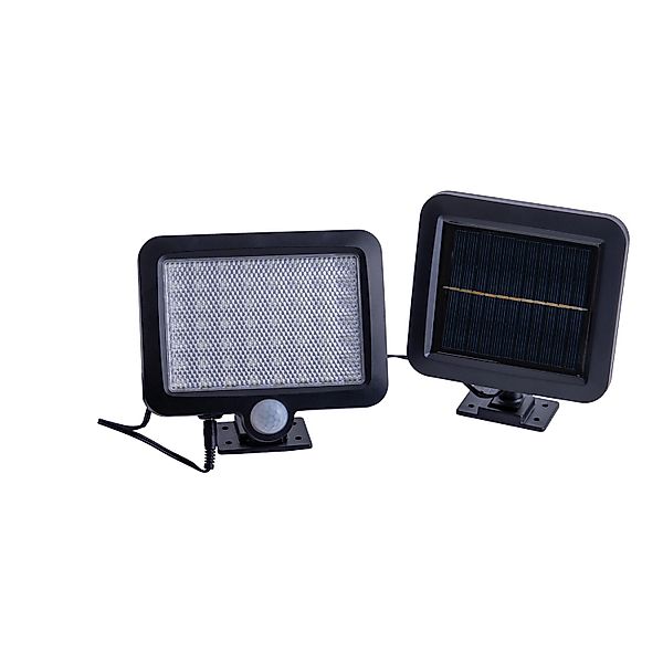 Näve LED-Solar-Außenwandleuchte Pepe Schwarz 13 cm x 15 cm x 5,5 cm günstig online kaufen