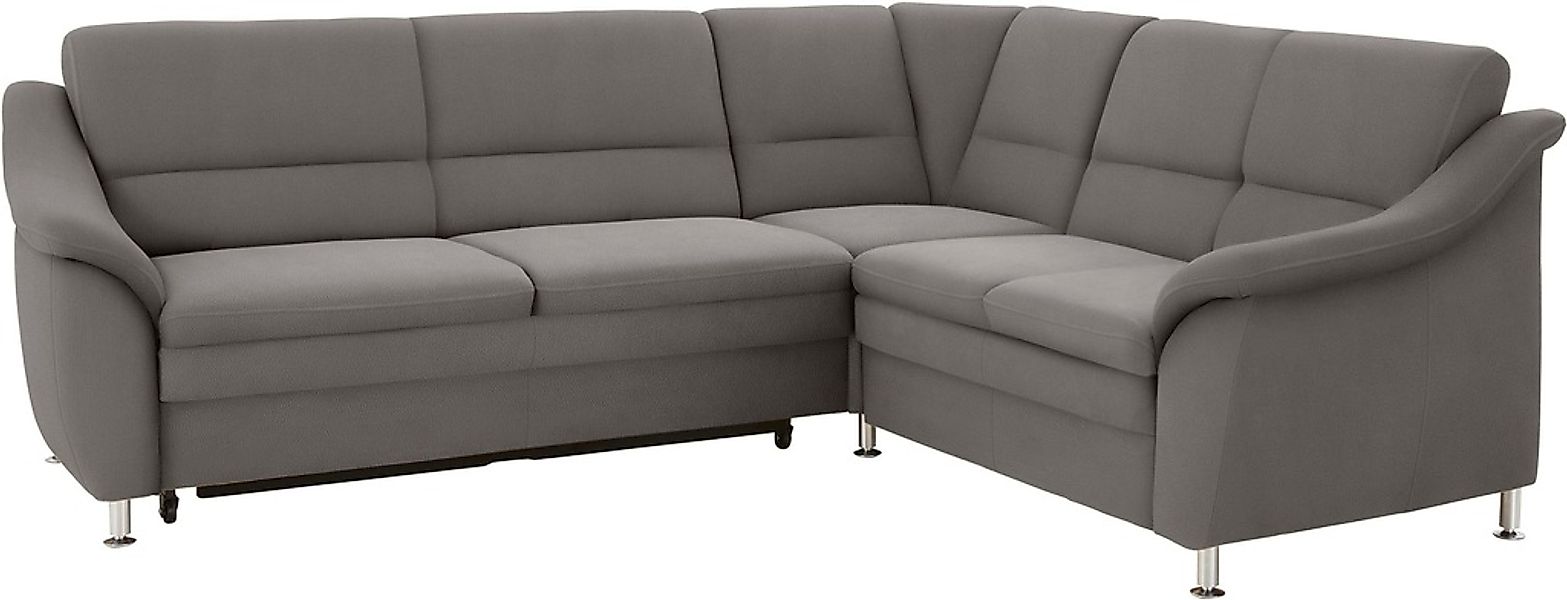 sit&more Ecksofa »Cardoso L-Form« mit Federkern, wahlweise mit Bettfunktion günstig online kaufen