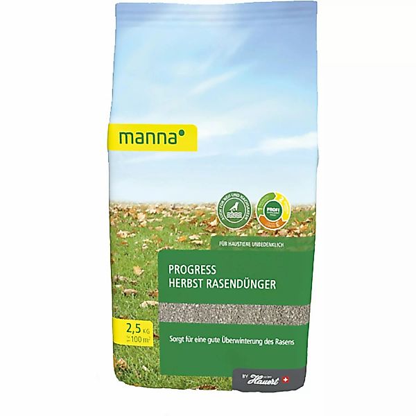 Manna Progress Herbst Rasendünger 2,5 kg günstig online kaufen