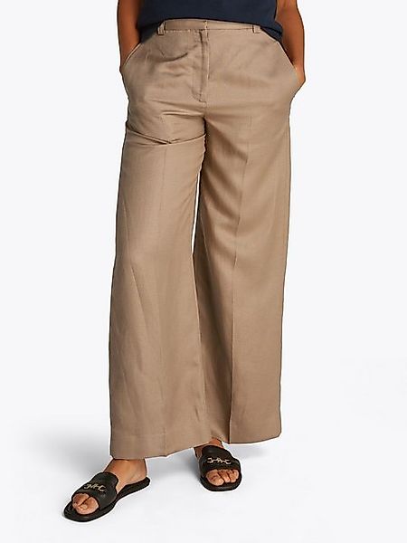 Tommy Hilfiger Leinenhose VISCOSE LINEN WIDE LEG PANTS mit Bügelfalten,kühl günstig online kaufen