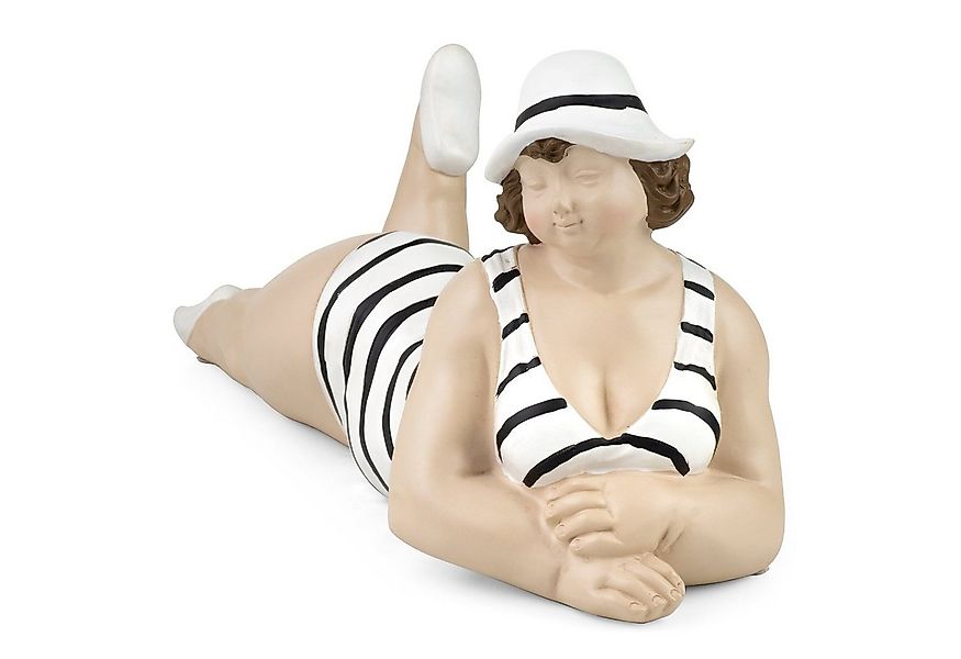Moritz Dekofigur Badenixe Frau im Badeanzug liegend, Polyresin Figuren Deko günstig online kaufen