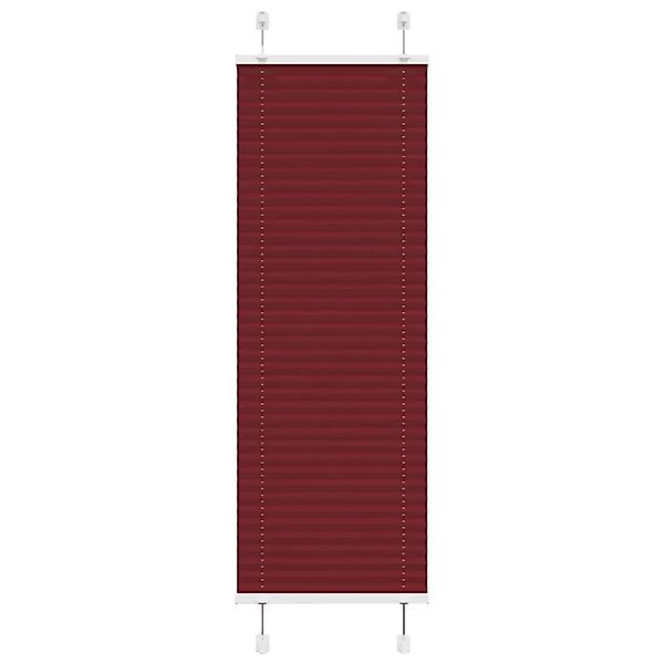 vidaXL Plissee Bordeauxrot 40x150 cm Stoffbreite 39,4 cm Polyester 4015233 günstig online kaufen