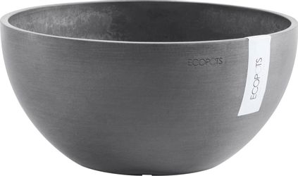 Ecopots Pflanzschale Brussels Grau 25 cm günstig online kaufen
