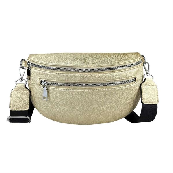 ITALYSHOP24 Bauchtasche Damen Gürteltasche Hüfttasche Bodybag günstig online kaufen