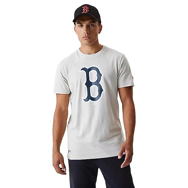 New Era Mlb Seasonal Team Logo Boston Red Sox Kurzärmeliges T-shirt L Stone günstig online kaufen