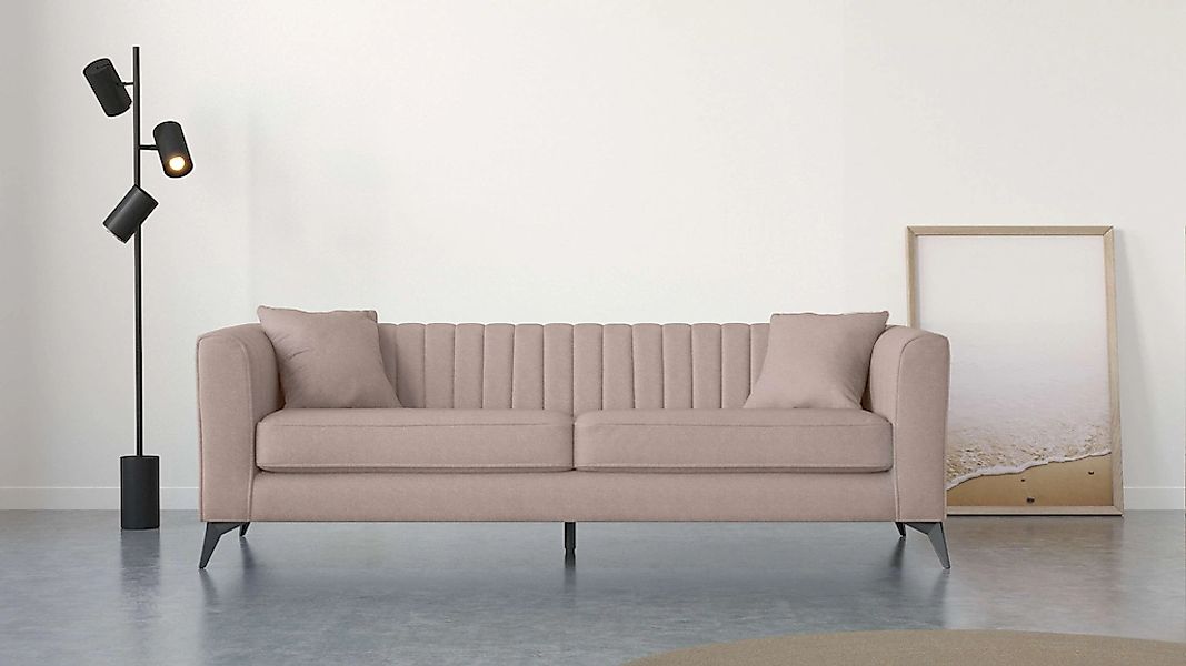 Home affaire 4-Sitzer "MATTHEW elegantes Designsofa, Maße B/T/H: 231/86/74 günstig online kaufen