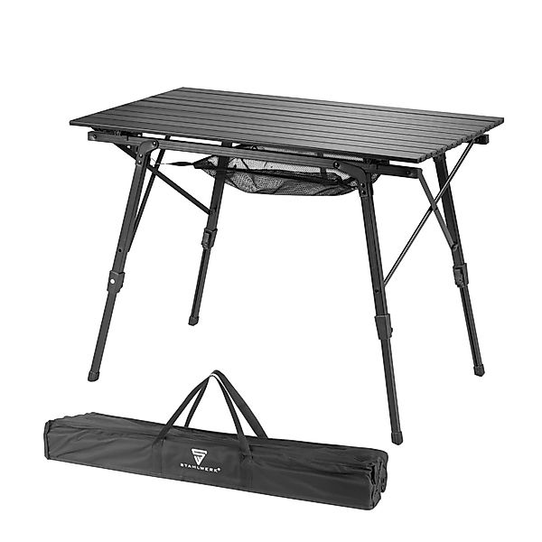 STAHLWERK Campingtisch CT-30 ST Faltbarer und Höhenverstellbarer Alu-Klappt günstig online kaufen