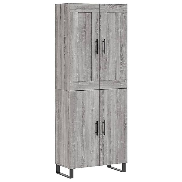 vidaXL Highboard Highboard Grau Sonoma 69,5x34x180 günstig online kaufen