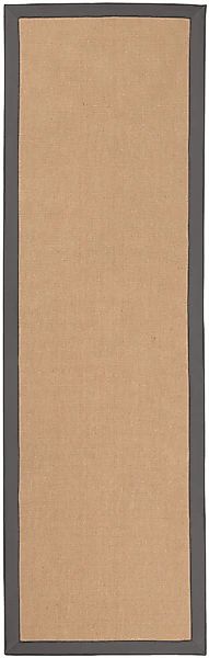 carpetfine Sisalteppich »Sisal«, rechteckig, 5 mm Höhe, mit farbiger Bordür günstig online kaufen