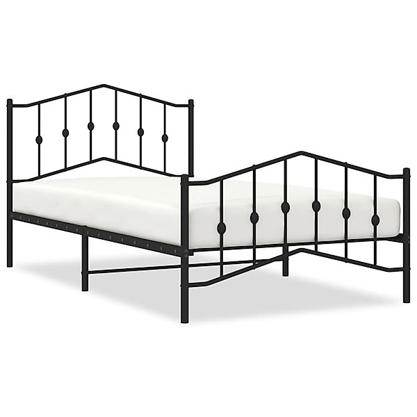 vidaXL Bett Bettgestell mit Kopf- und günstig online kaufen