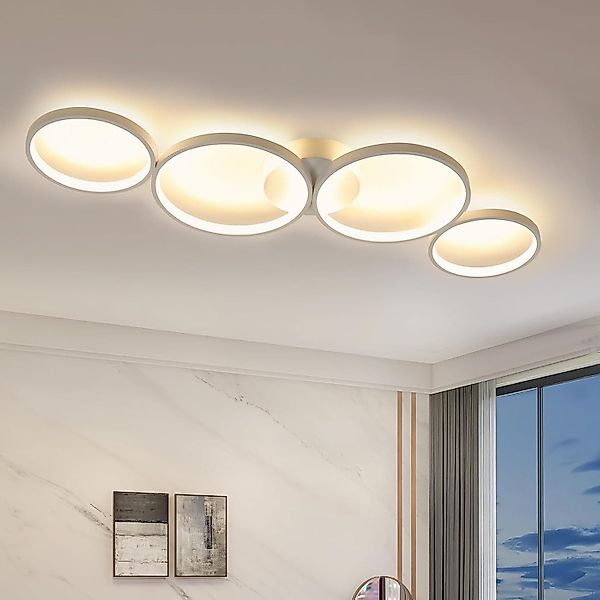 ZMH Deckenleuchte Wohnzimmer Modern 4/5 Flammig günstig online kaufen