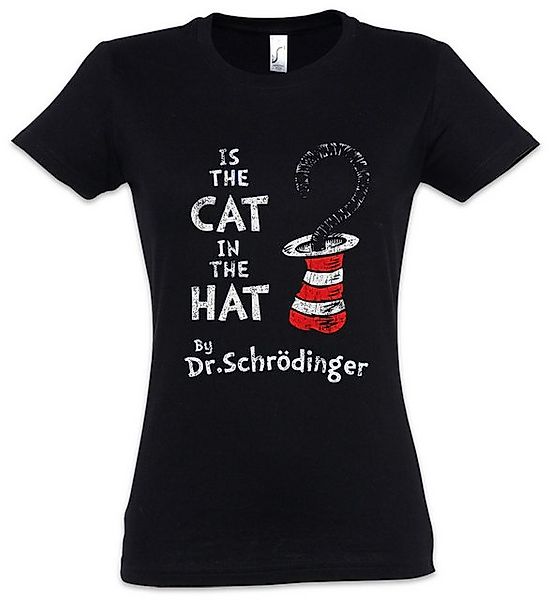 Urban Backwoods Print-Shirt Cat In The Hat Damen T-Shirt Schrödingers Schro günstig online kaufen