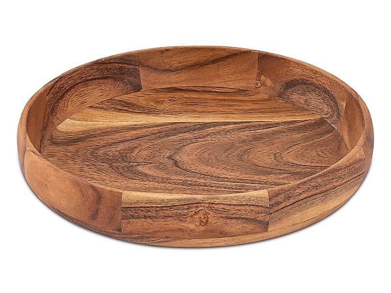 Amagohome Dekoschale Holzschale Deko Schale Obstschale Holz ø30cm lebensmit günstig online kaufen