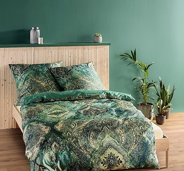 fleuresse Wendebettwäsche "Bed Art S" 2 Stk. tlg. Mako Satin 100% Baumwolle günstig online kaufen