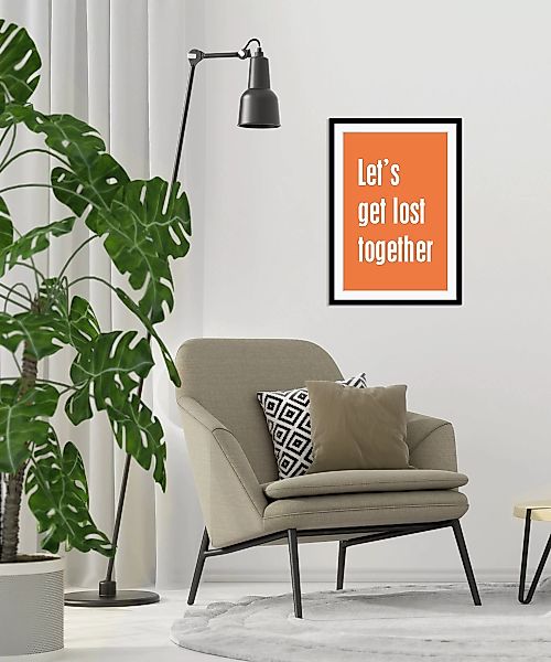 queence Bild »Let's get lost together«, Sprüche & Texte-Schriftzug, HD Prem günstig online kaufen