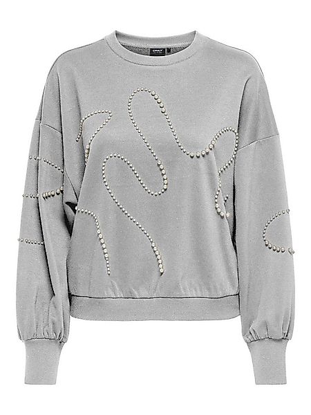 ONLY Sweatshirt ONLBROOK L/S PEARL DETAIL CS SWT günstig online kaufen
