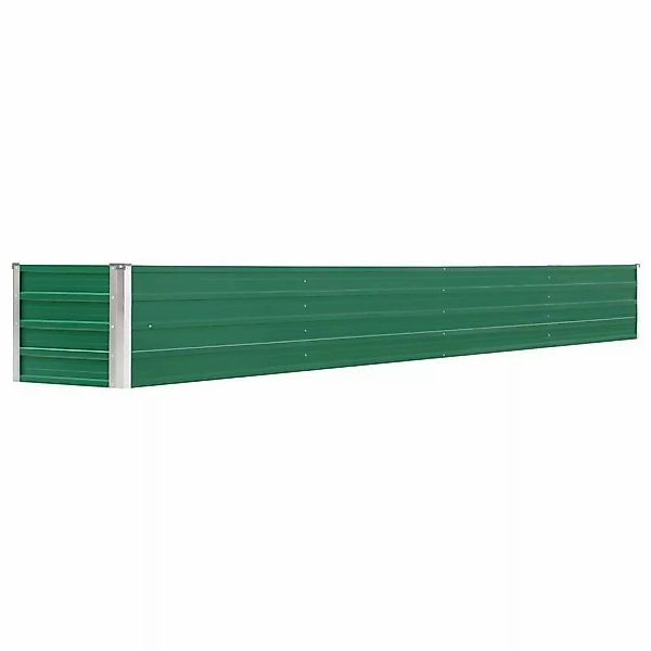 vidaXL Garten-Hochbeet Stahl 320x40x45 cm Grün 661667 günstig online kaufen