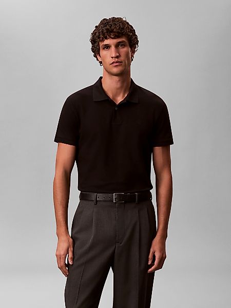 Calvin Klein Poloshirt "SS SLIM REFINED PIQUE POLO", slim fit günstig online kaufen