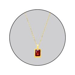 GOLDKLEIN Kette mit Anhänger Edelstahl vergoldet günstig online kaufen
