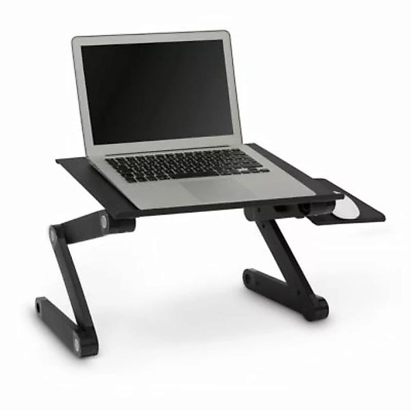 relaxdays Laptopständer belüftet höhenverstellbar schwarz günstig online kaufen
