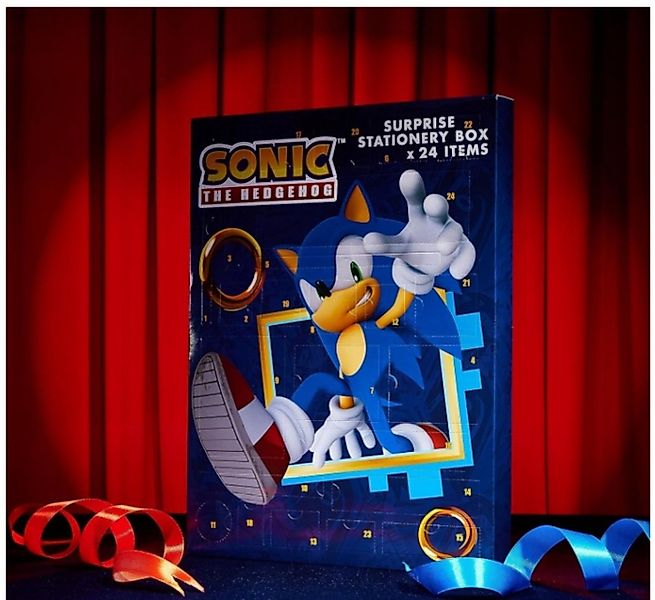 Festivalartikel Adventskalender Sonic Adventskalender Kinder, 24x Spielzeug günstig online kaufen