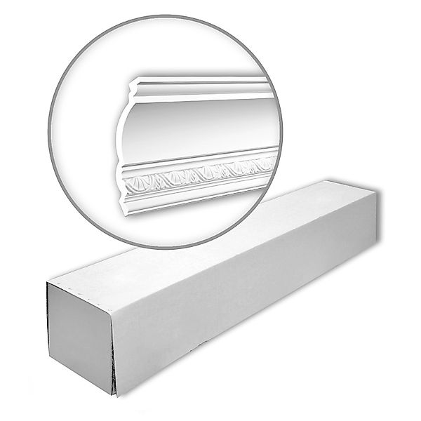 PROFHOME 150256 Eckleisten 1 Karton Set mit 6 Zierleisten 12 m Weiß günstig online kaufen