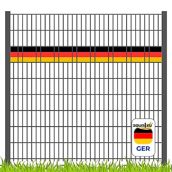 zaunzu Sichtschutzstreifen Deutschland für Doppelstabmatten Akzentstreifen, günstig online kaufen