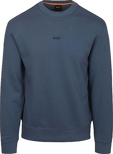 BOSS Pull Smallcrew Blau - Größe XXL günstig online kaufen