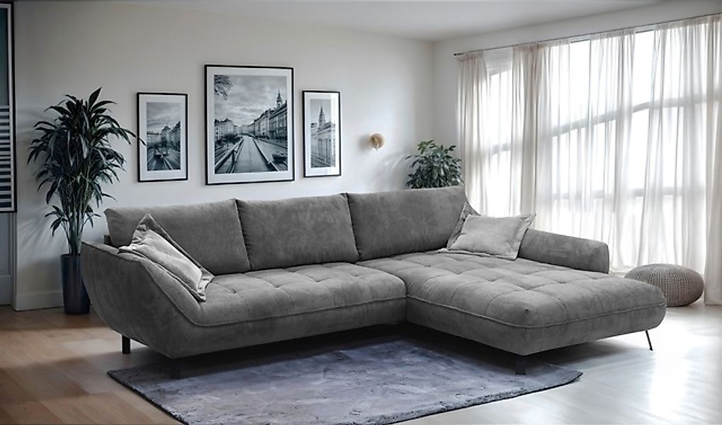 exxpo - sofa fashion Ecksofa »Biarritz modern und elegantes Mega Sofa mit t günstig online kaufen