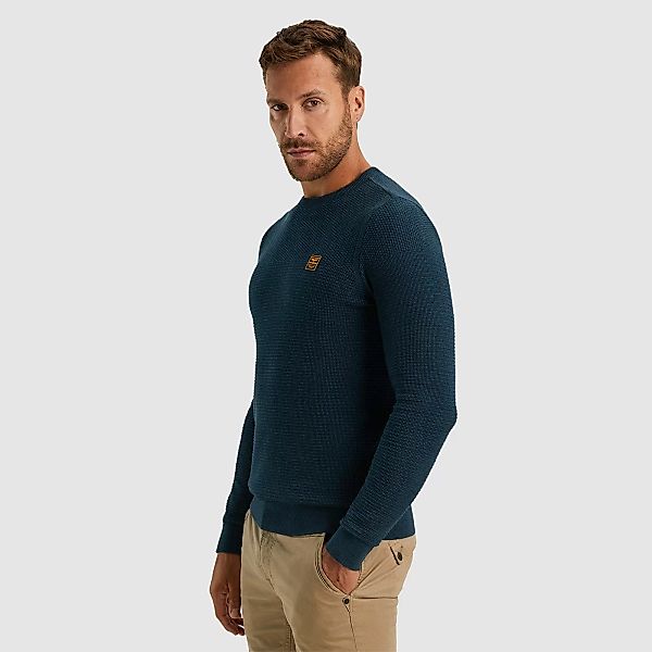 PME LEGEND Strickpullover - R-neck Cotton Mouline Pullover - Strickpullover günstig online kaufen