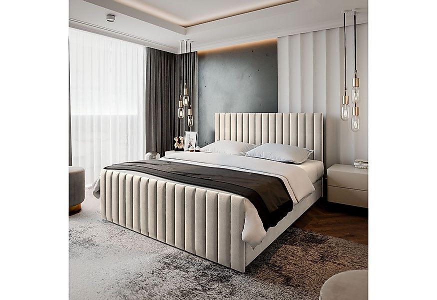 Masseno Boxbett ARION 160x200 cm mit Bonell Matratze und Topper günstig online kaufen