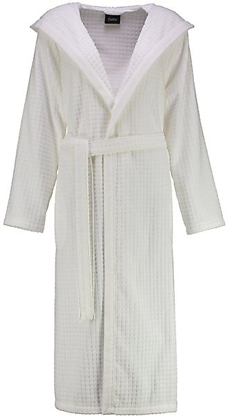 Cawö Damenbademantel, Langform, Baumwolle, Kapuze, Gürtel, günstig online kaufen